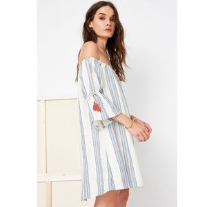 *SOLD* Tularosa Sara Dress in Chambray Stripe